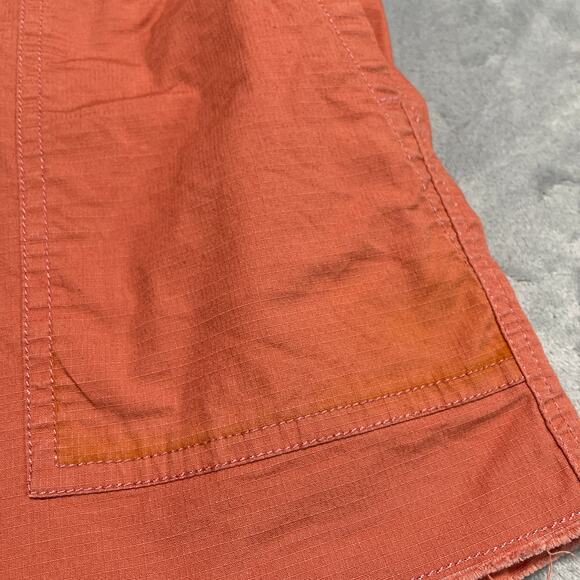 Vuori Vintage Ripstop Shorts Medium Pull On Casual Athleisure Drawstring Raw Hem - Picture 6 of 9